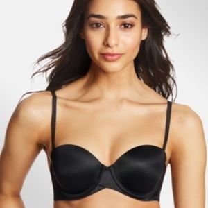 Maidenform Black Strapless Convertible Bra Size 36C